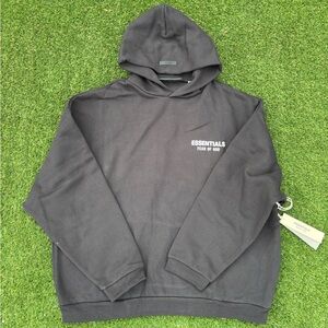 Fear of God Essentials Hoodie Black FW24